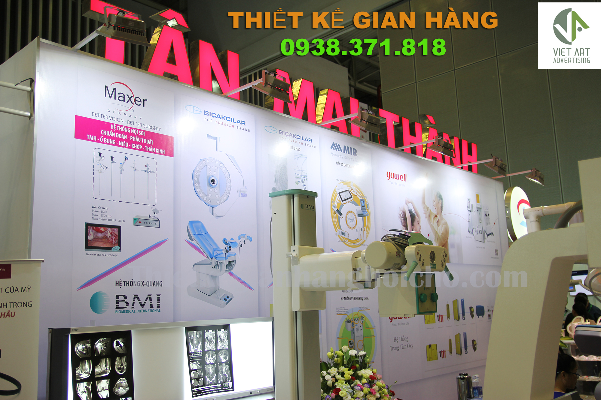 Thiết kế thi công gian hàng TÂN MAI THÀNH