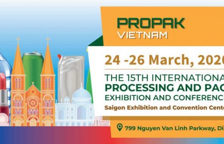 PROPAK VIETNAM 2020 – TRIỂN LÃM VÀ HỘI THẢO QUỐC TẾ LẦN THỨ 15 VỀ CÔNG NGHỆ XỬ LÝ, CHẾ BIẾN & ĐÓNG GÓI BAO BÌ TẠI VIỆT NAM